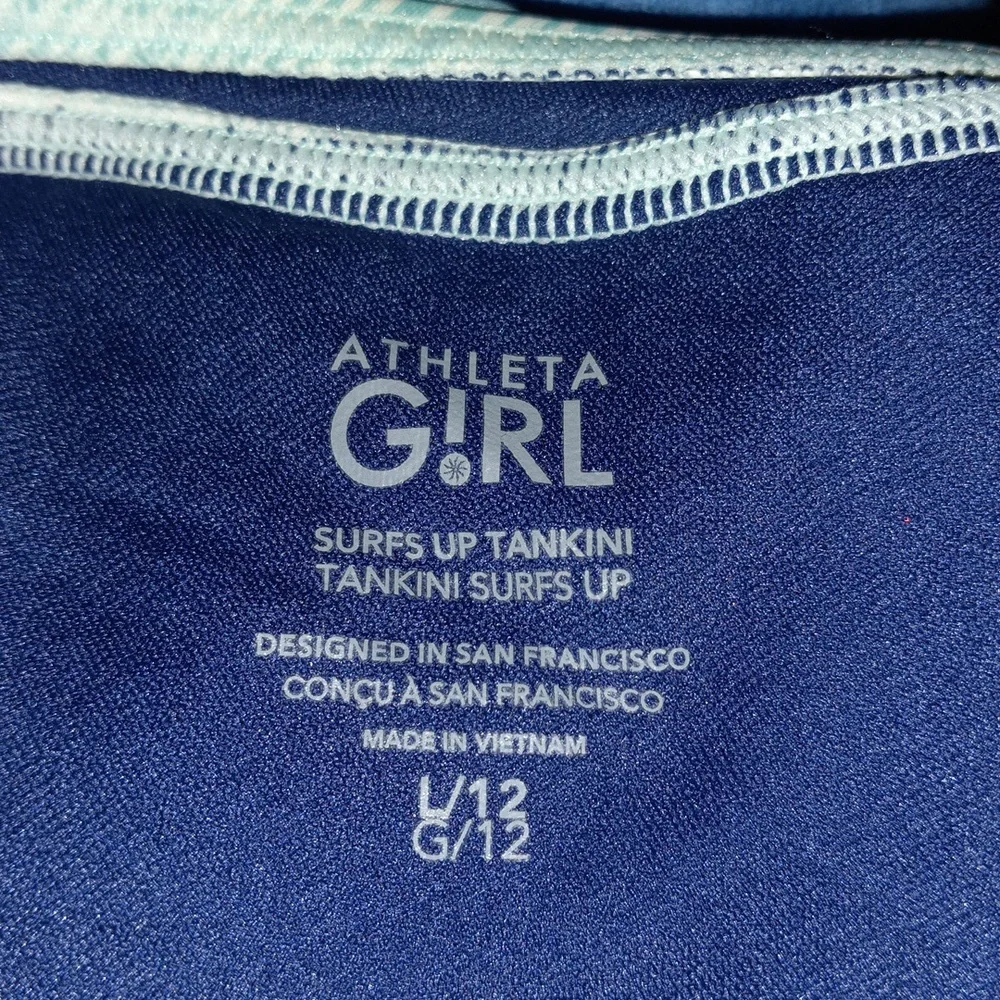 ATHLETA GIRLS TANKINI Swim Suit Bathing Suit Tops Bundle of 2